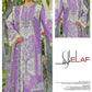 Luxury Lavender Embroidered Chiffon 3-Piece Suit – Elaf Premium Collection