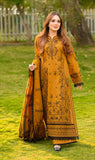 Libaas Mustard Embroidered Lawn 3-Piece Suit