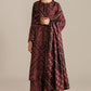 Midnight Maroon Ethnic 3-Piece Suit