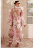 Baroque Pink Floral Embroidered Lawn Suit with Chiffon Dupatta