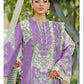Elaf Lavender Luxury Embroidered Chiffon Suit