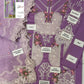 Luxury Lavender Embroidered Chiffon 3-Piece Suit – Elaf Premium Collection